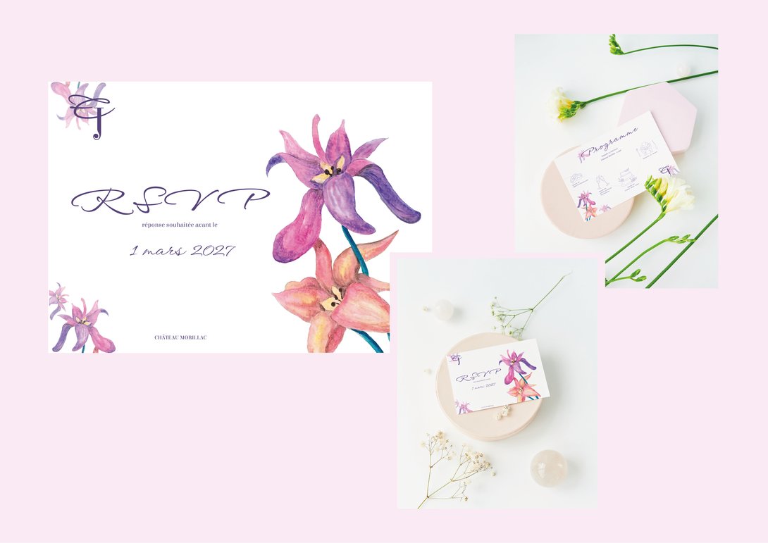 Faire-part Fleurs d'été — photo 3